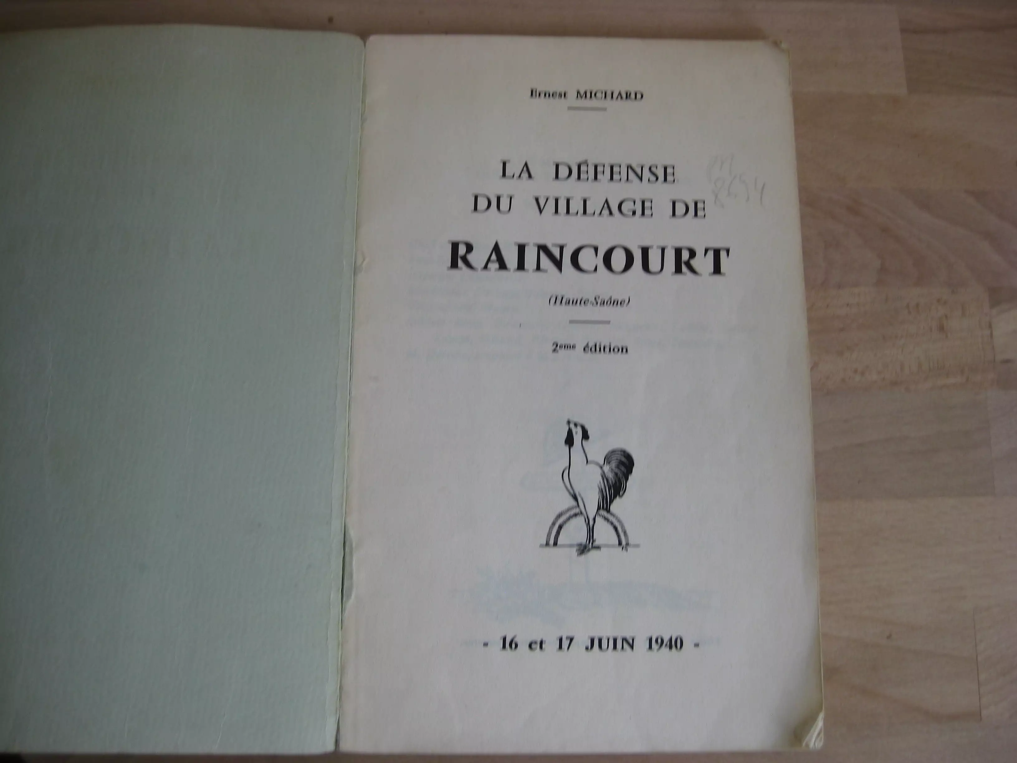 La défense du village de Raincourt (Haute-Saône) - 16 et 17 juin 1940