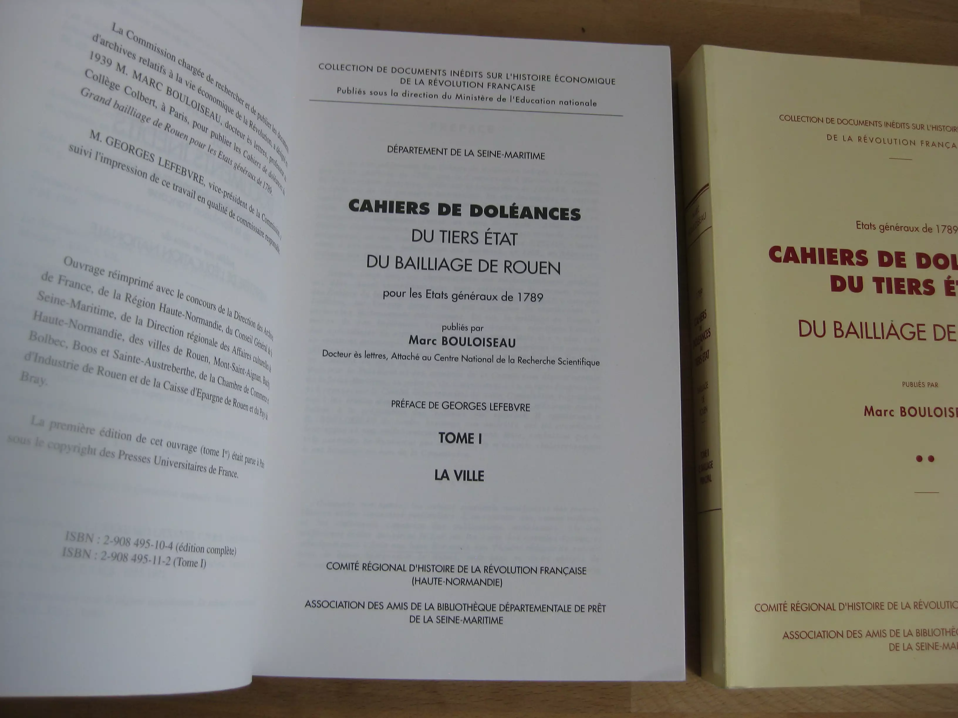 Cahiers de doléances du Tiers État du bailliage de Rouen Cahiers de doléances du Tiers État du bailliage de Rouen