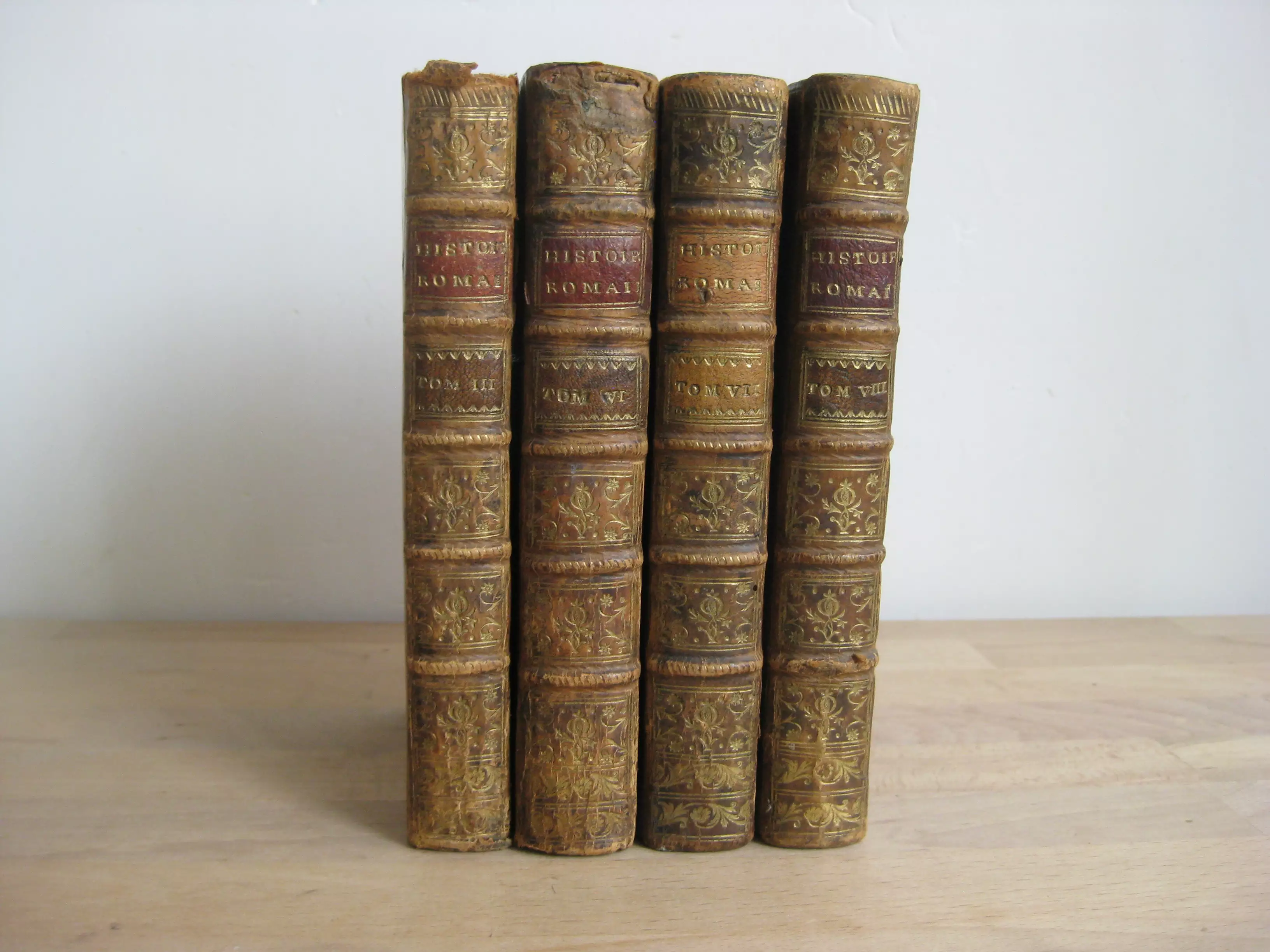 Histoire romaine, Laurent Echard, tomes 3, 6, 7 et 8 Histoire romaine, Laurent Echard, tomes 3, 6, 7 et 8