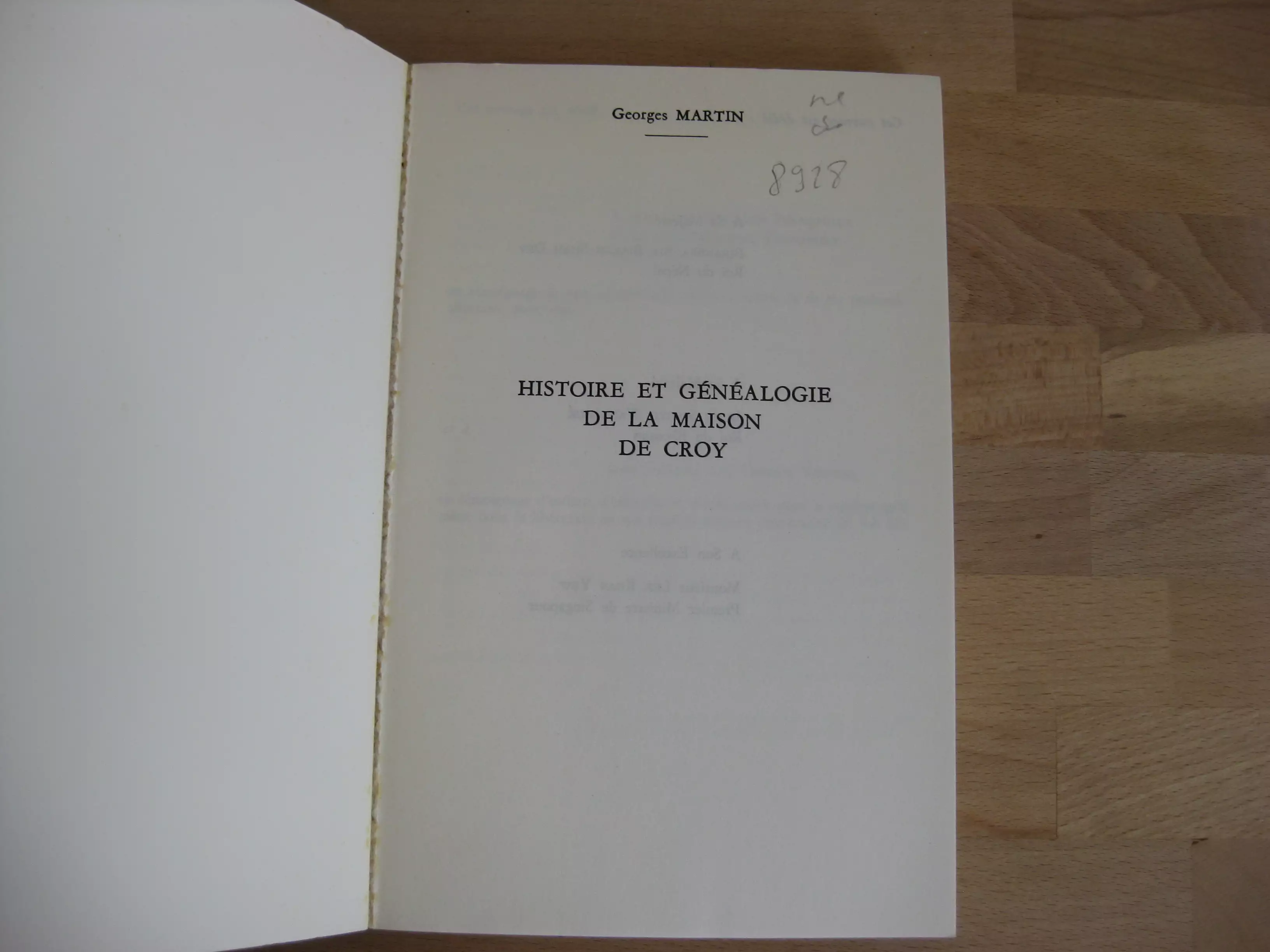 Histoire, généalogie, Maison de Croÿ, Georges Martin Histoire, généalogie, Maison de Croÿ, Georges Martin
