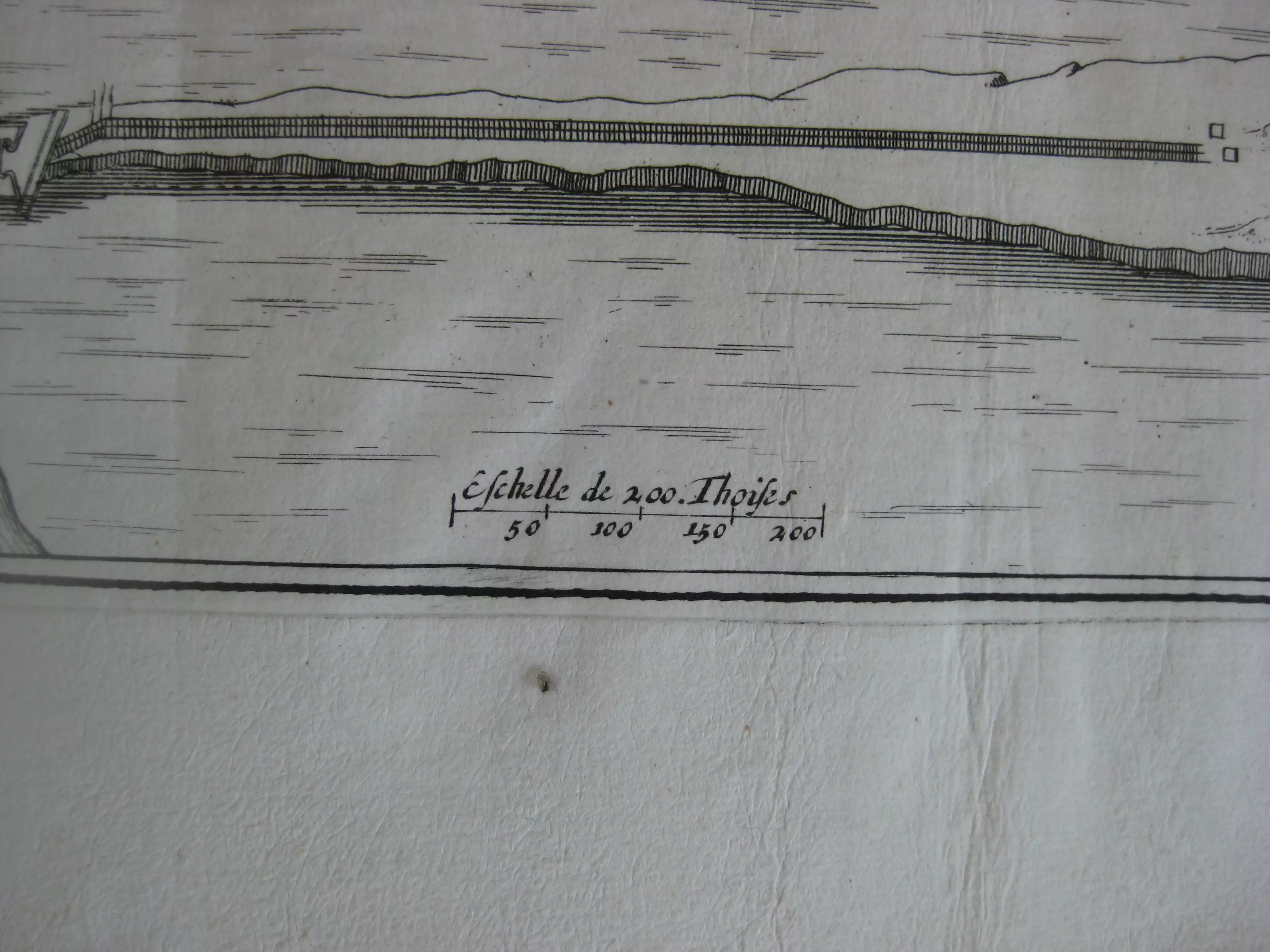 Plan représentant Calais